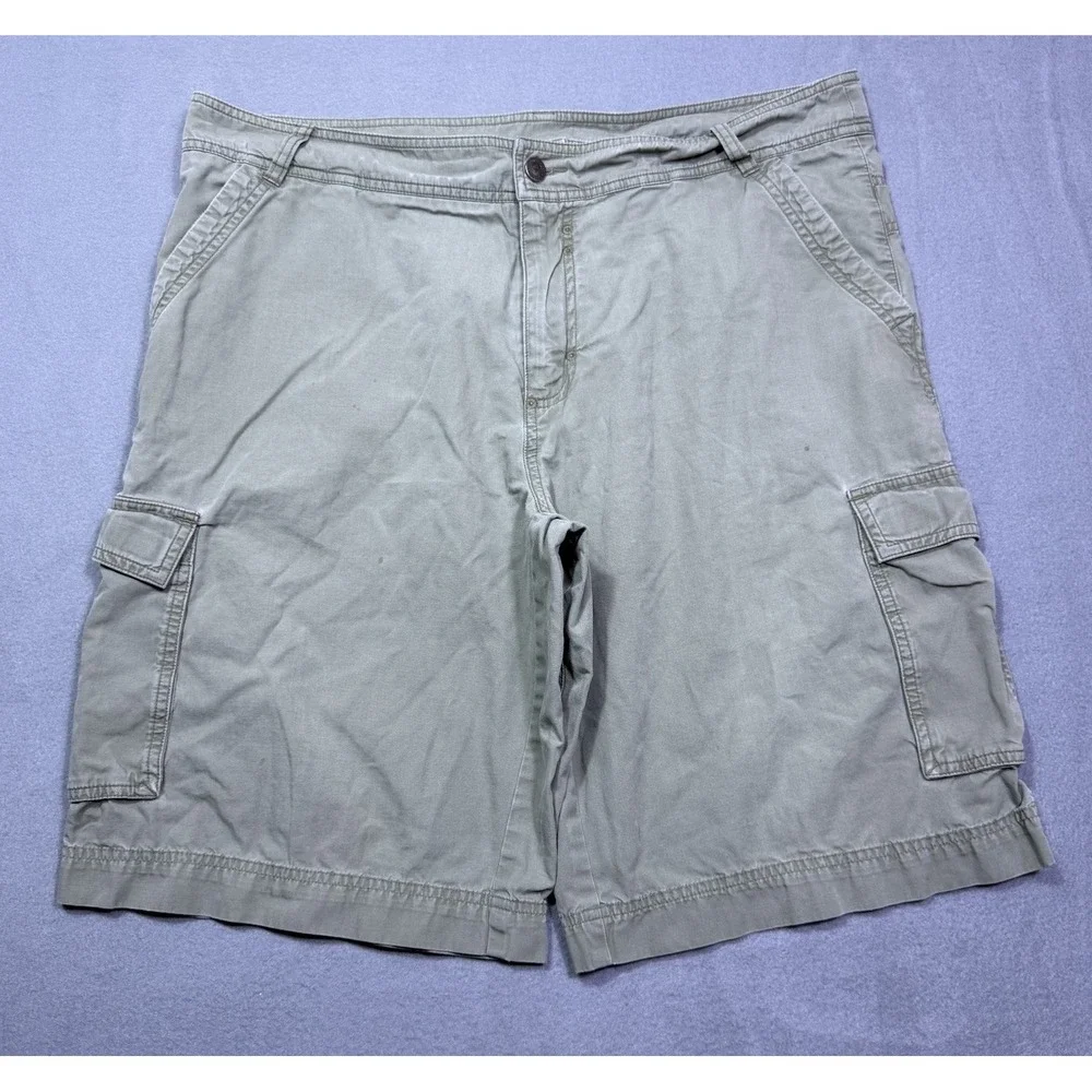Patagonia Organic Cotton Cargo Shorts Mens 38 Sage Green Outdoor Hiking Gorpcore
